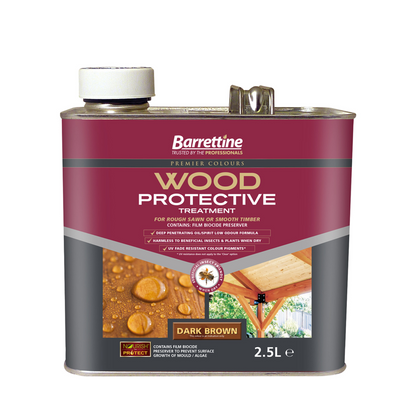 Barrettine Wood Protective Treatment Shed Fence Timber Wood Stain All Colours
