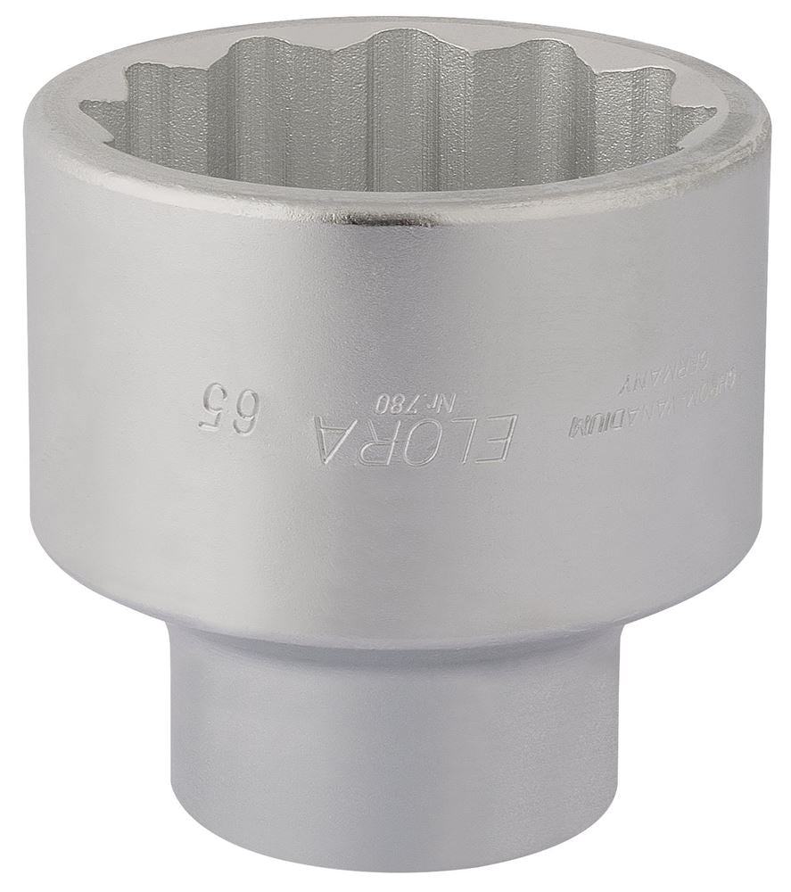 Draper 65MM BI-HEX SOCKET 1DRIVE 67434 1" Sq. Dr. Metric Bi-Hexagon Sockets