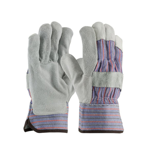 Yuzet Premium Leather Rigger Gloves Work Gardening Safety Durable Grip Gloves