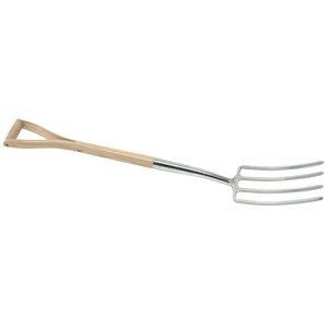 Draper S.S.DIGGING FORK 99013 Draper Heritage Stainless Steel Digging Fork with Ash Handle
