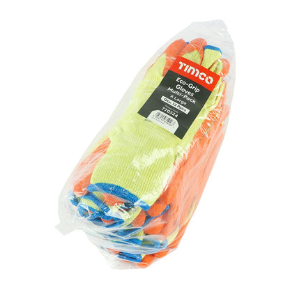 TIMCO Eco Glove Latex Crinkle Bulk X Large Pack 12