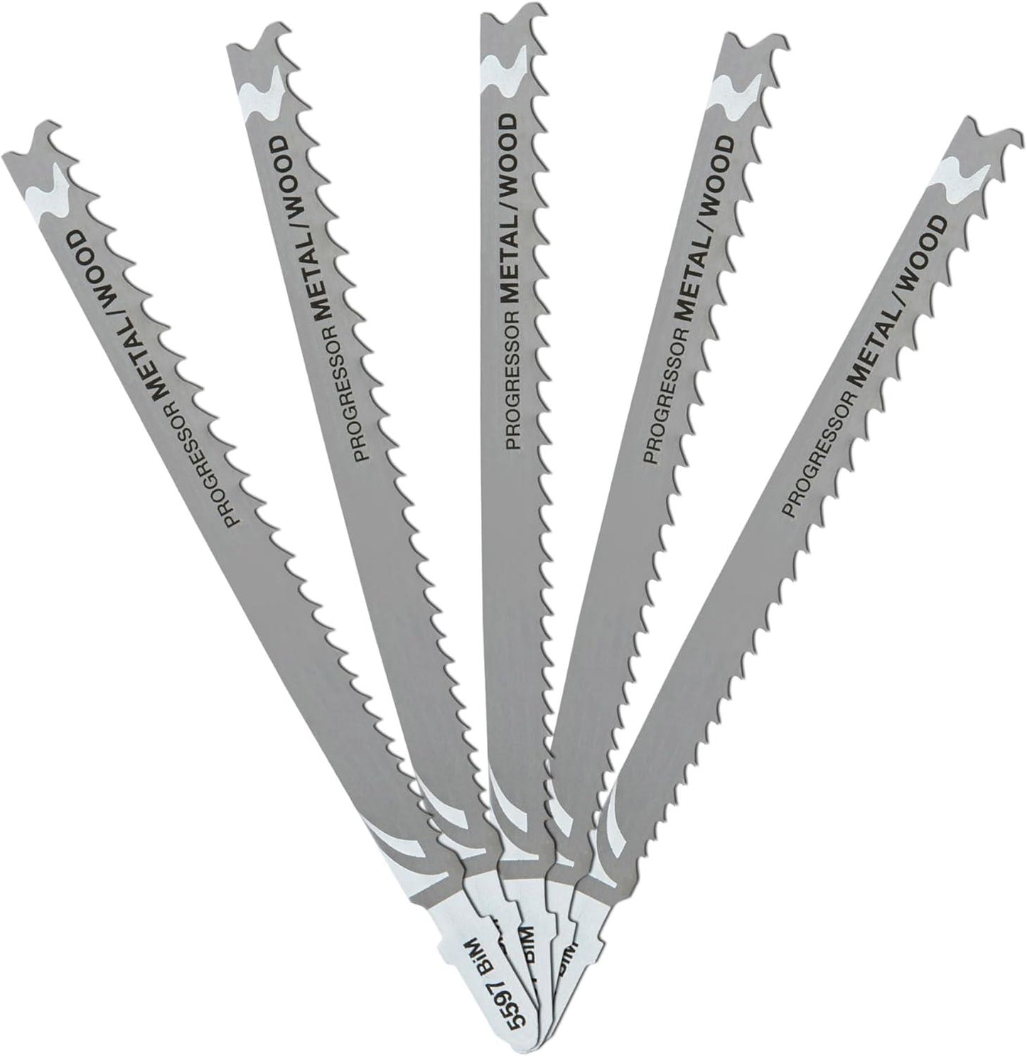 DEWALT DT2059-QZ HCS Progressor Tooth Jigsaw Blades Pack of 5 T345XF