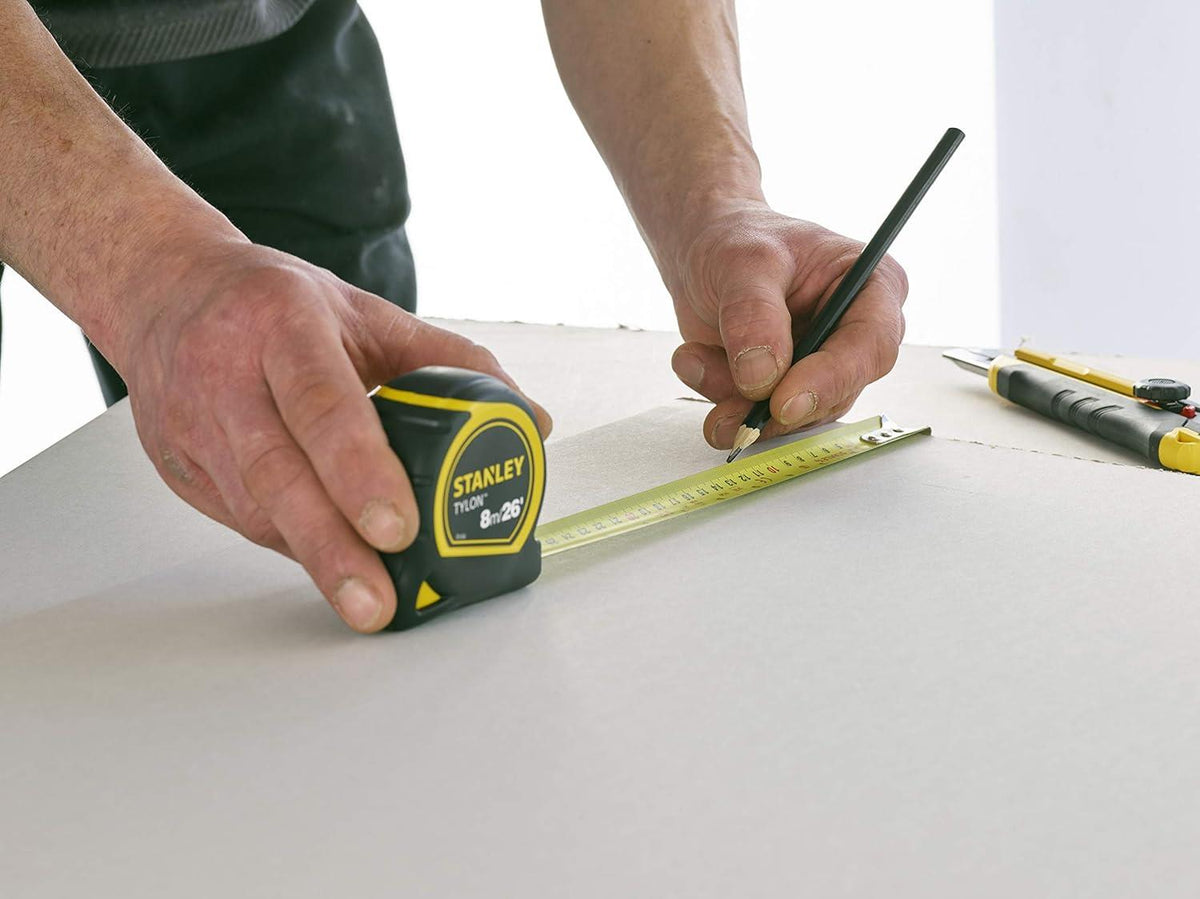 STANLEY 0-30-696 Tylon Pocket Tape 5m/16ft (Width 19mm) Carded