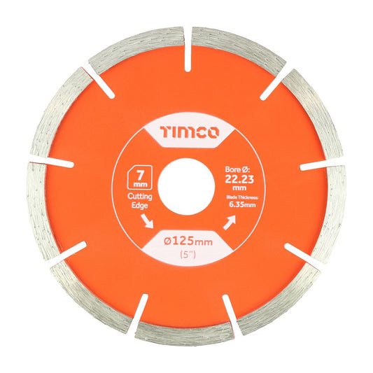 TIMCO GP Mortar Raking Diamond Blade 125 x 22.2 Pack 1