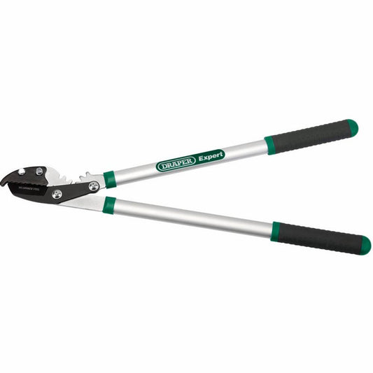 03312 Draper Expert Expert Gear Action Soft Grip Anvil Lopper with Aluminium Handles, Loppers Professional Trade DIY Workshop Garage Use