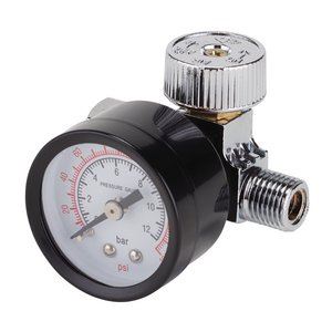 Draper ON-GUN AIR REGULATOR & GAUGE 28379 1/4" BSP On-Gun Air Regulator and Gauges