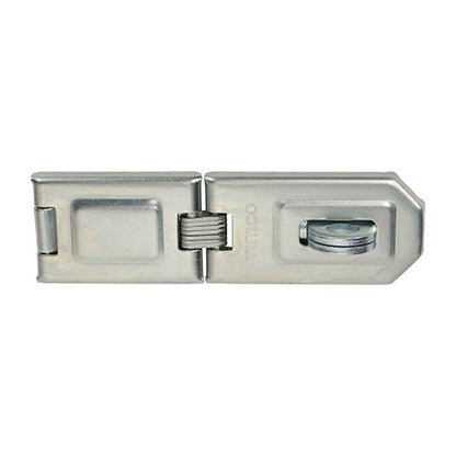 TIMCO Single Hinged Hasp & Staple 160mm Silver Pack 1