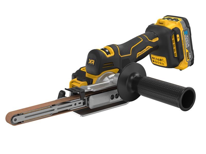 DeWalt DCM200E2T XR Brushless Band File 18V 2 x 1.7Ah POWERSTACK Li-ion