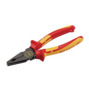 Draper 180MM H/L COMBI PLIER(TETHERED 99503 99503 VDE Hi-Leverage Combination Pliers, 180mm, Tethered