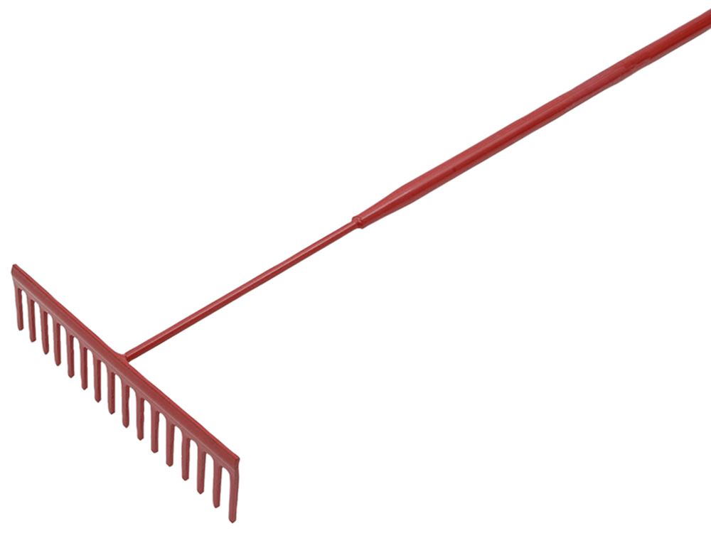 Faithfull FAIASP Asphalt Rake 16 Flat Teeth - Tubular Steel Shaft |