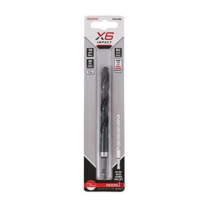 TIMCO X6 HSS Impact Drill Bits 10.0mm Pack 1