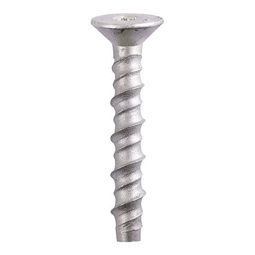 TIMCO Multi-Fix Bolt CSK Head 10.0 x 100/M12 Silver Pack 50