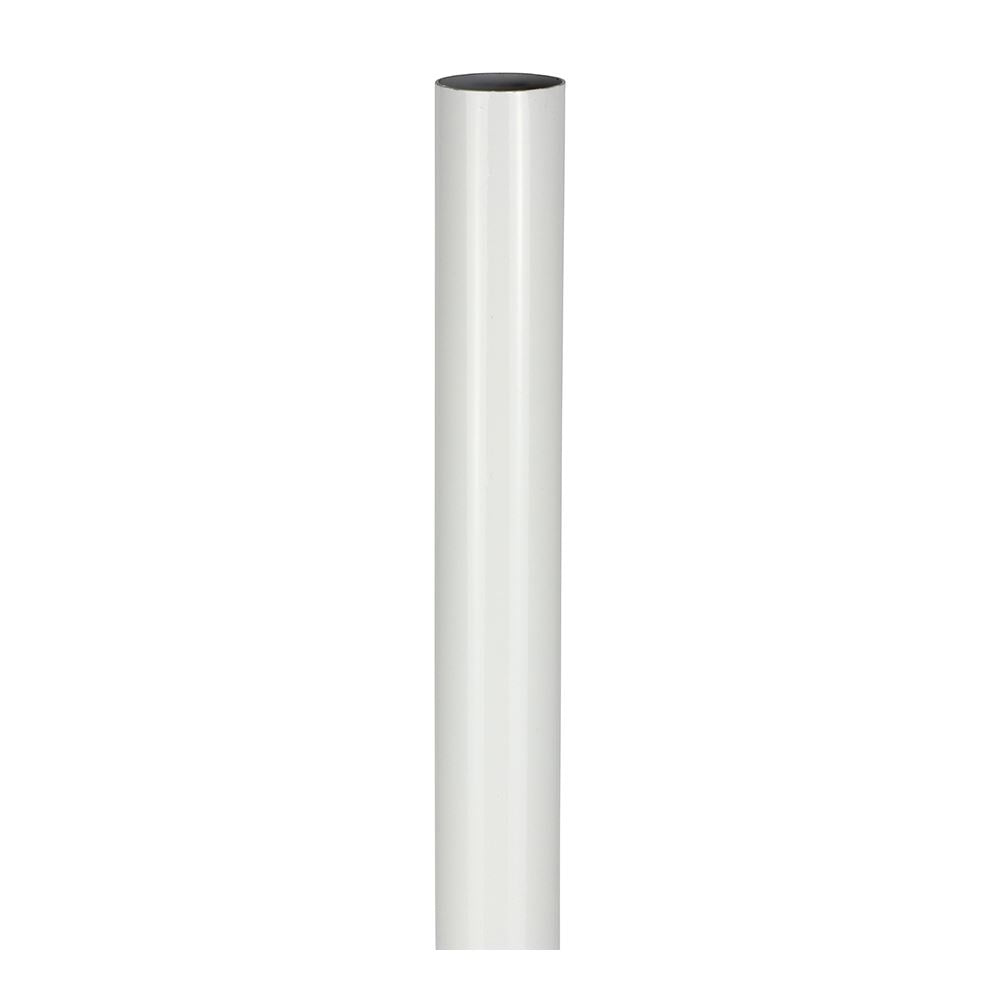 MOQ - TIMCO Round Wardrobe Rail White 25 x 2500 White Pack 1
