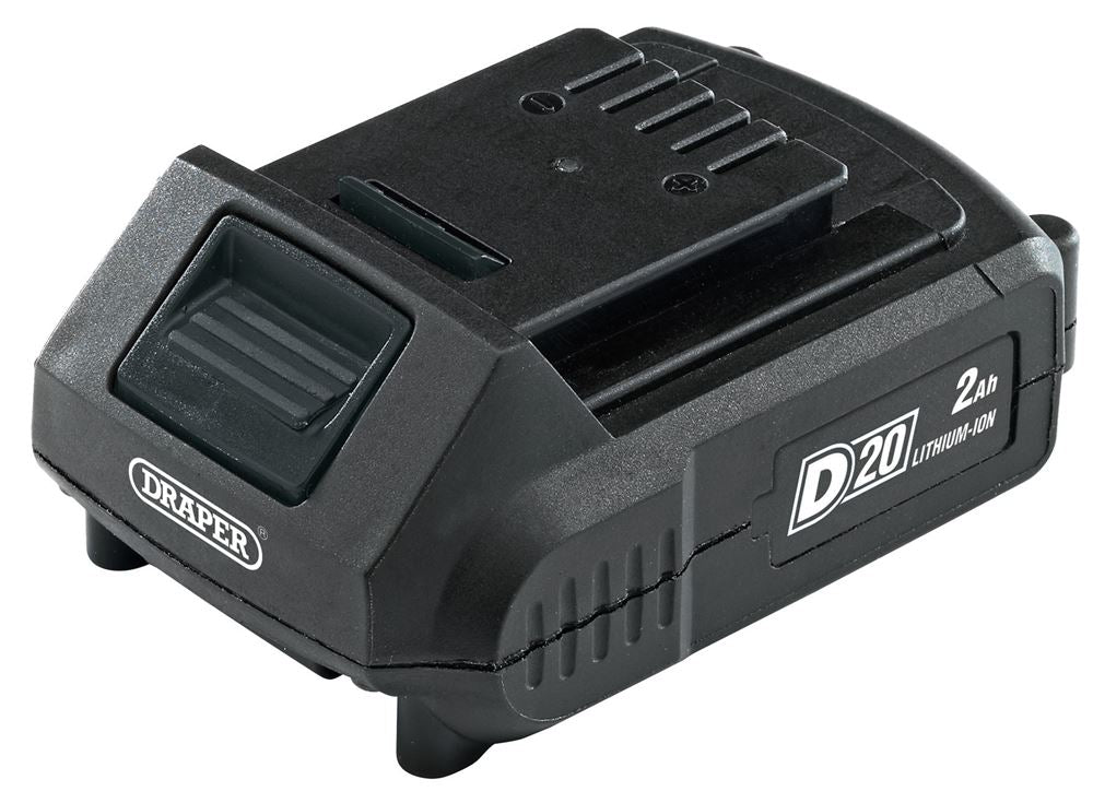 55887 D20 D20 20V Li-ion Battery, 2.0Ah D20B2.0AH D20 20V Cordless Power Tools Professional Trade DIY Workshop Garage Use