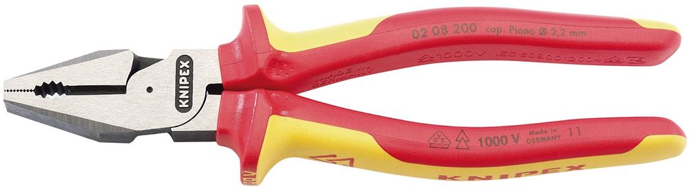 Draper VDE HI-LEV.COMB PLRS 200MM 31861 VDE Fully Insulated High Leverage Combination Pliers