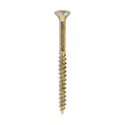 TIMCO Velocity Screw PZ2 CSK ZYP 4.0 x 50 Gold Pack 200