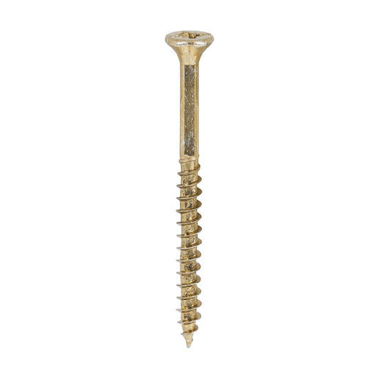 TIMCO Velocity Screw PZ2 CSK ZYP 4.0 x 50 Gold Pack 200