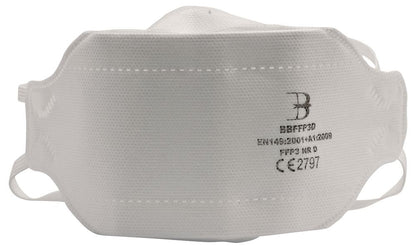19770 Draper FFP3 Fold Flat Mask SI MOD (Pack of 20) FM/FFP3/20 Dust Masks, Respirators, Face Shields and Guards Professional Trade DIY Workshop Gar