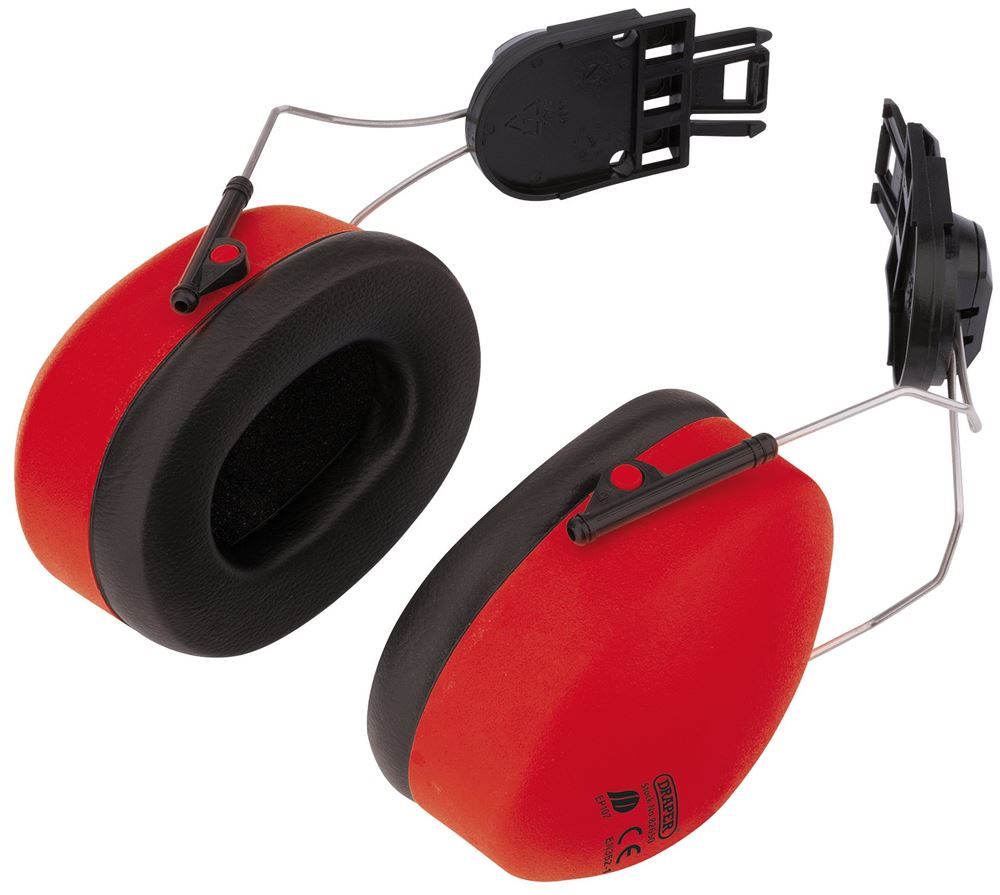 82650 Draper Helmet Attachable Ear Defenders ED2/A Professional Trade DIY Workshop Garage Use