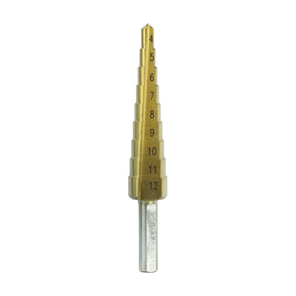 TIMCO Step Drill M2 HSS TiN 4-12mm Pack 1