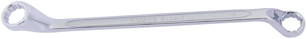 Draper 16X17MM RING SPANNER 55691 Draper Expert HI-TORQÂ® Deep Offset Metric Ring Spanners