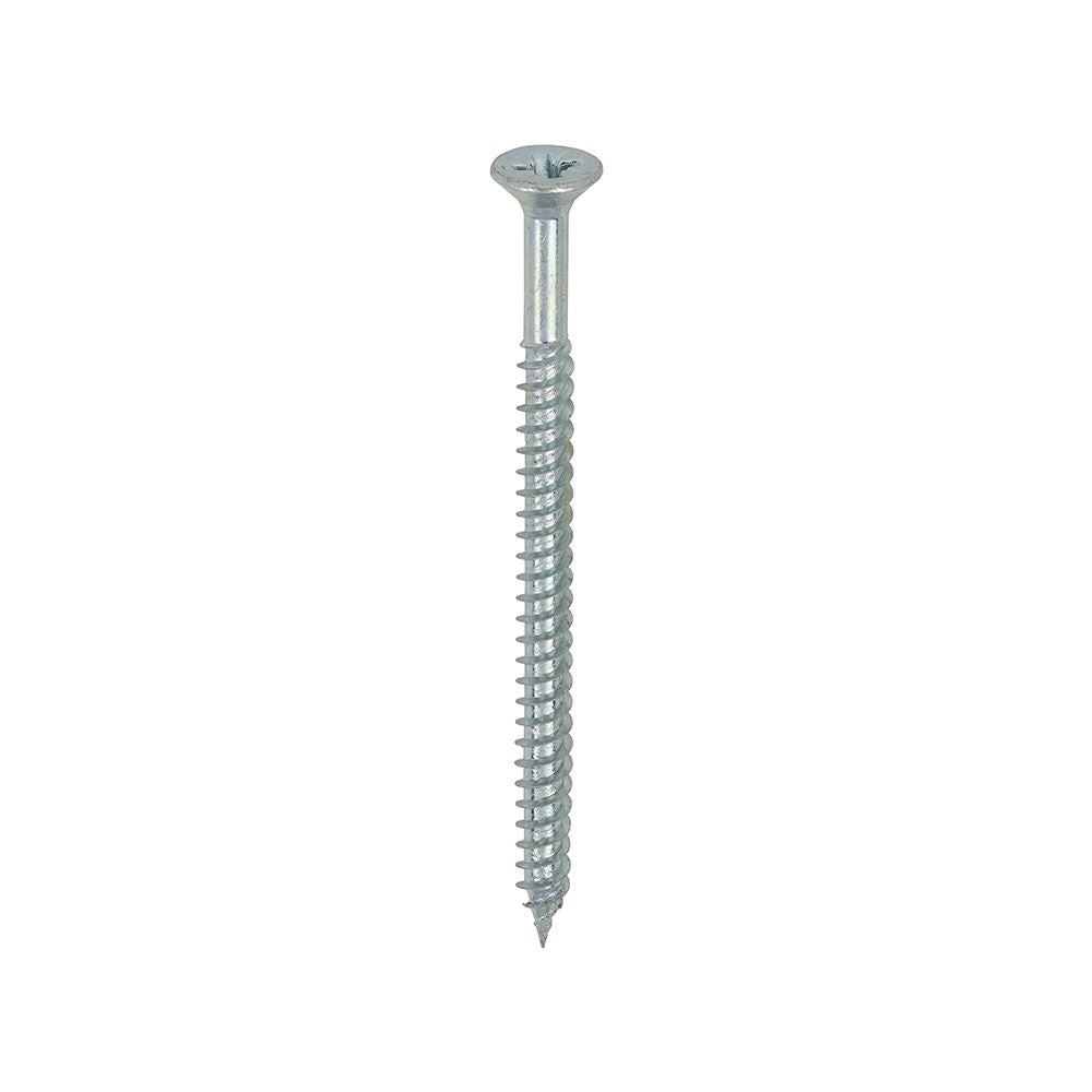 TIMCO Twin Woodscrew PZ2 CSK Zinc 8 x 2 1/2 Silver Pack 200
