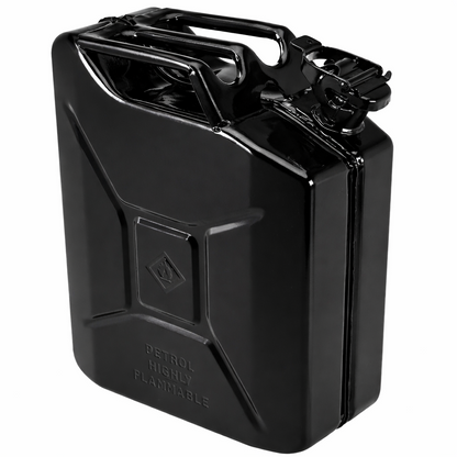 Draper 20L Fuel Can Steel Jerry Can Green Black Red Petrol Diesel Storage
