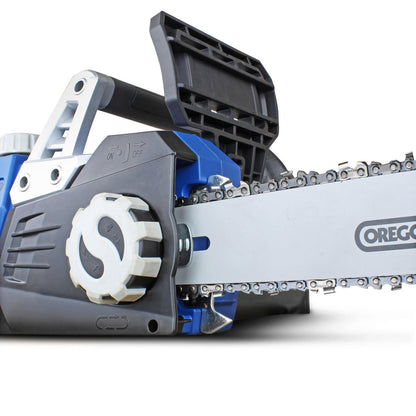 Hyundai HYC2400E Electric Chainsaw 2400W 16in 40cm Bar 15m/s Chain 230V Corded Garden Saw Tree Log Cutting Garden Saw