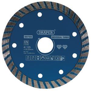 DRAPER 99789 - Turbo Diamond Blade, 125mm