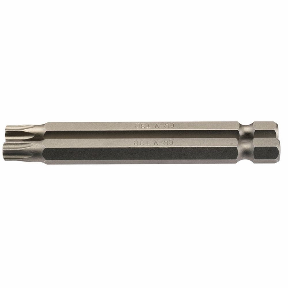 Draper 2PC 75MM T30 S/D.BIT 66852 1/4" hex. Draper TX-STARÂ® E Shank Insert Bits