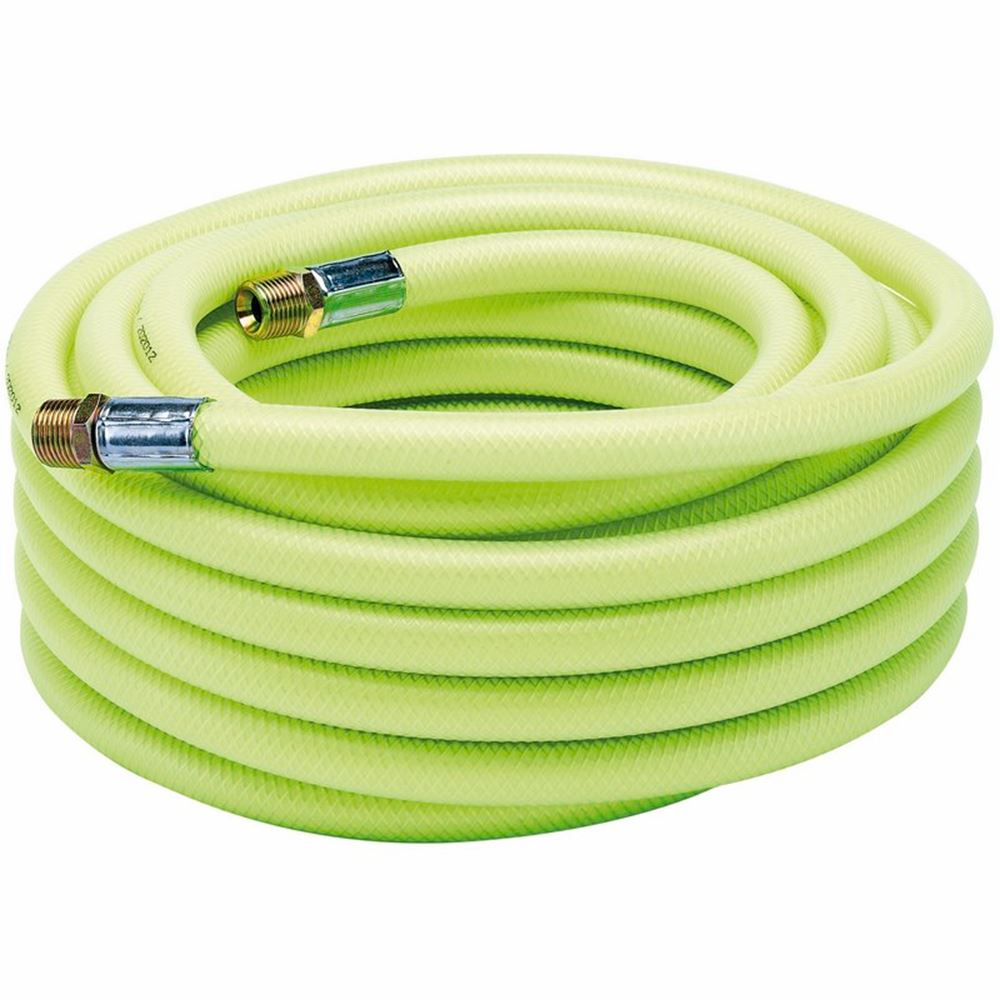 23192 Draper High-Vis Air Line Hose, 15.2m, 13mm Bore, 1/2 BSP 4321HV Air Hoses Professional Trade DIY Workshop Garage Use
