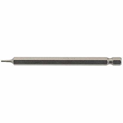 Draper 100MM 1.5MM HEX S/D.BIT 64369 1/4" hex. Hexagonal E Shank Insert Bits