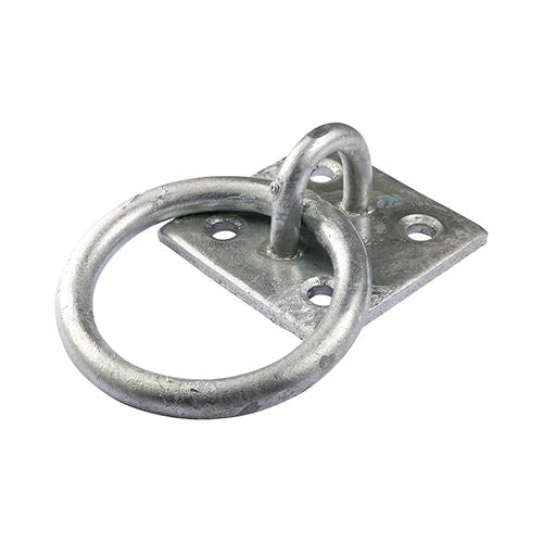 TIMCO Ring on Plate HDG 2" Pack 1