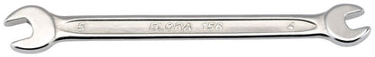 05351 Elora Elora Midget Metric Double Open End Spanner, 4 x 5mm 156-4x5 Spanner/Wrench Open Ended Spanners Professional Trade DIY Workshop Garage U