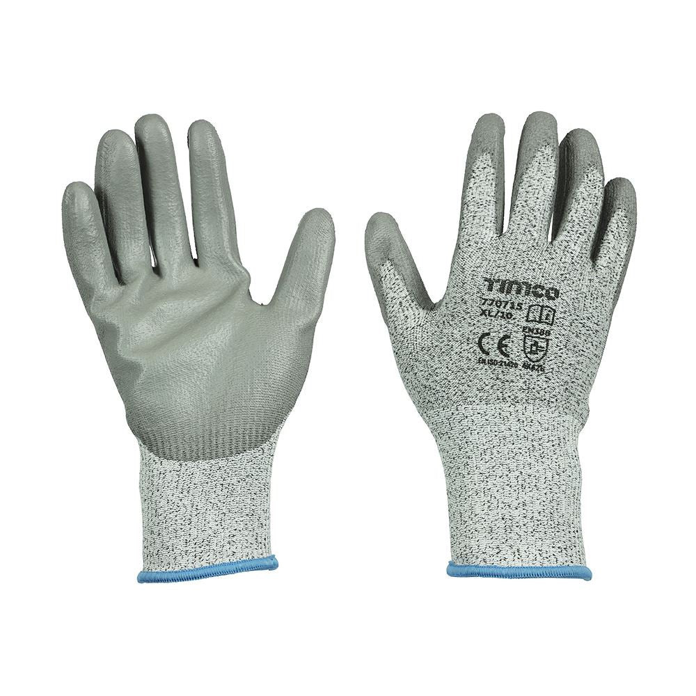TIMCO Medium Cut B Glove PU X Large Pack 1