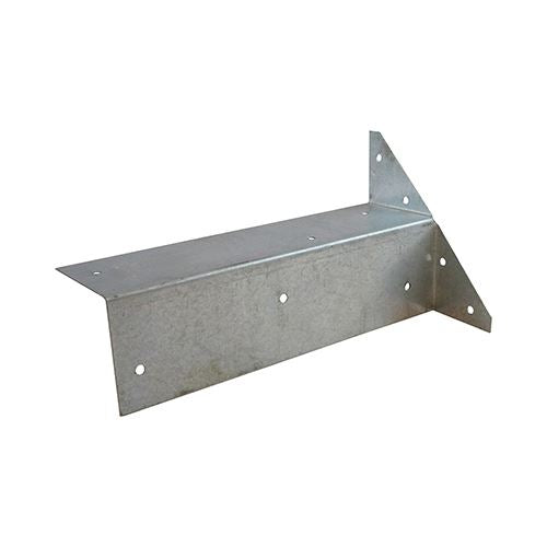 MOQ  -  TIMCO Arris Rail Bracket Galv 300mm Pack 1