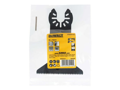 DeWalt DT20734 Fastcut Wide Wood Multi-tool Blade 65 x 43mm