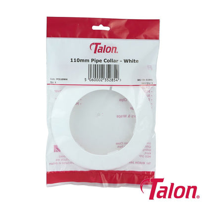 TIMCO Pipe Collar - White 110mm White Pack 1