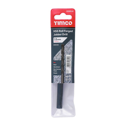 TIMCO HSS-R Jobber Drill Bit 11.0mm Pack 5