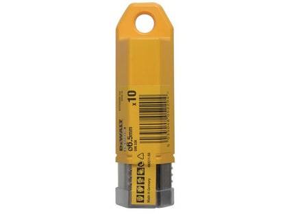 DeWalt DT5550-QZ Extreme 2 Metal Drill Bits (10) 6.5mm OL:101mm WL:58mm