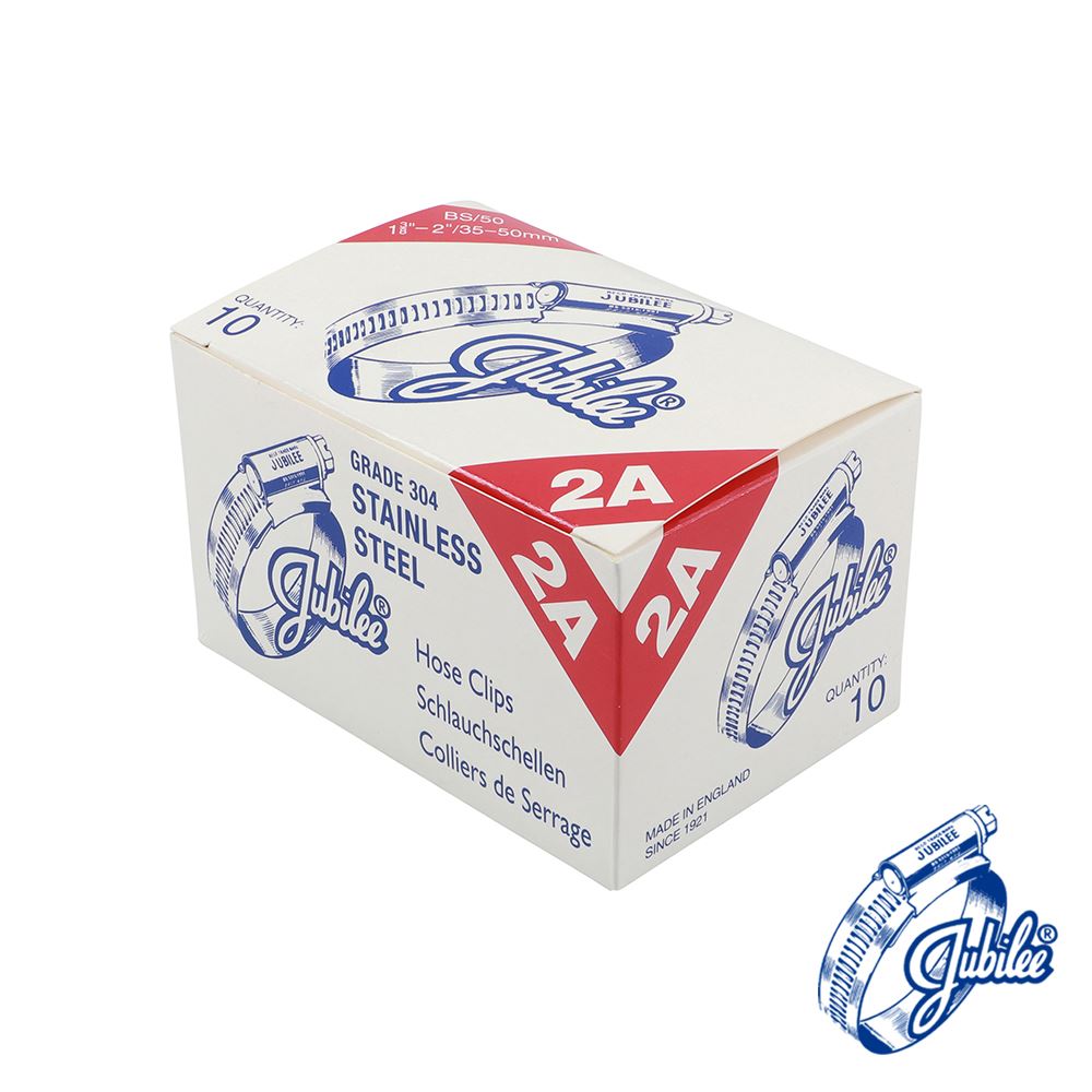TIMCO Jubilee Clip SS 35-50mm Pack 10