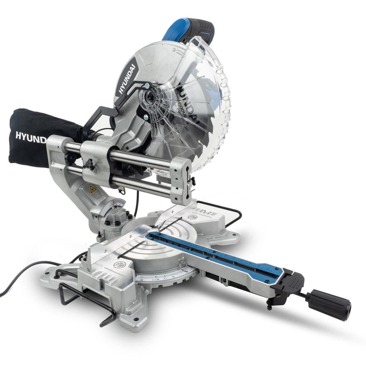 Hyundai HYMS2000E Electric Mitre Saw 2000W 230V 255mm Chop Saw Sliding Saw Woodworking Chop Saw