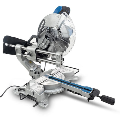Hyundai HYMS2000E Electric Mitre Saw 2000W 230V 255mm Chop Saw Sliding Saw Woodworking Chop Saw