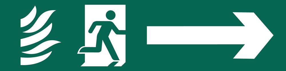 73164 Draper Running Man Arrow Right SS68 Safe Condition Signs Professional Trade DIY Workshop Garage Use