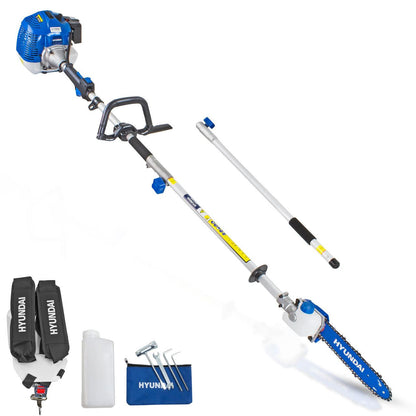 Hyundai HYPS5200X Petrol Pole Saw 52cc Long Reach Pruner Pole Pruner Long Reach Chainsaw
