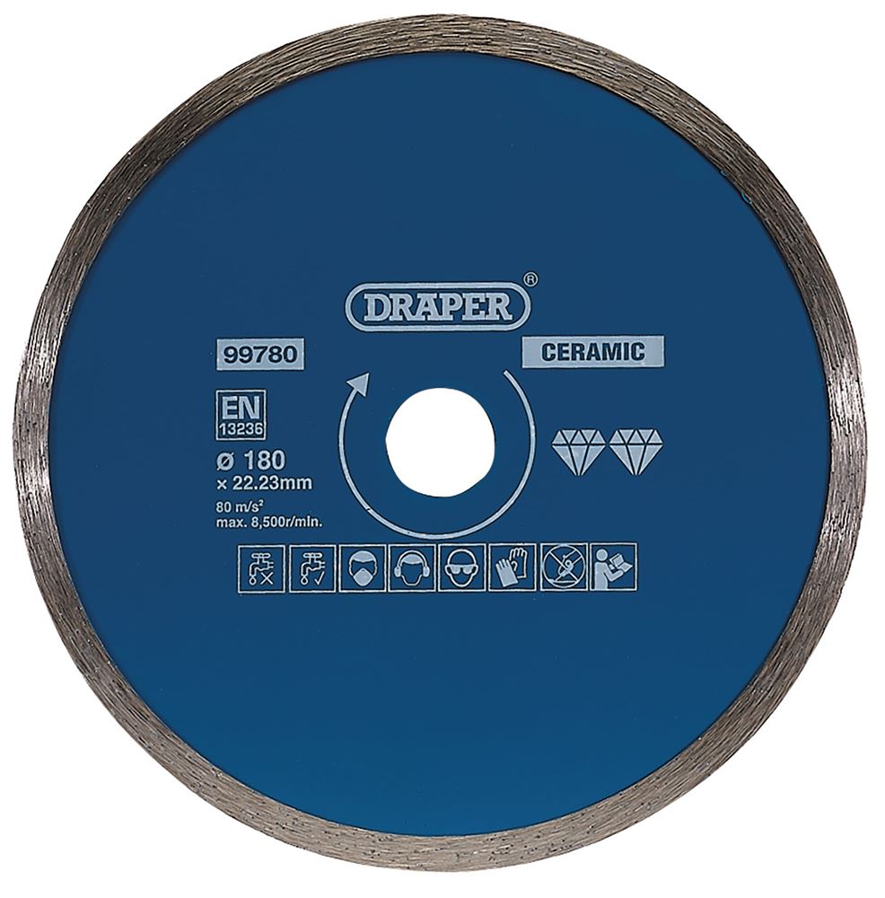 DRAPER 99780 - Continuous Diamond Blade (180mm)