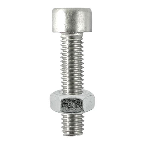 TIMCO Cap Socket & Nut - A2 SS M5 x 20 Pack 8