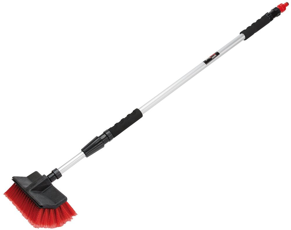 80919 Draper Redline Redline Telescopic Washing Brush, 1060mm RL-TWB/B Wash Brushes Professional Trade DIY Workshop Garage Use