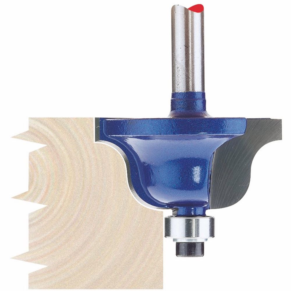 Draper 1/4ROUTER BIT 35X17MM ROM.OG. 75338 1/4 and 1/2 Shank Router Bits with TCT Heads To Suit Most Applications. Display Packed in Plastic Boxes.