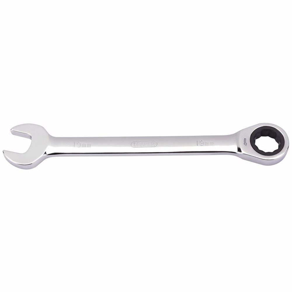 Draper 19.0MM RATCHETING SPANNER 31018 Draper HI-TORQÂ® Metric Ratcheting Combination Spanners